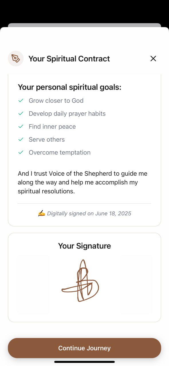 App screen with calm beach